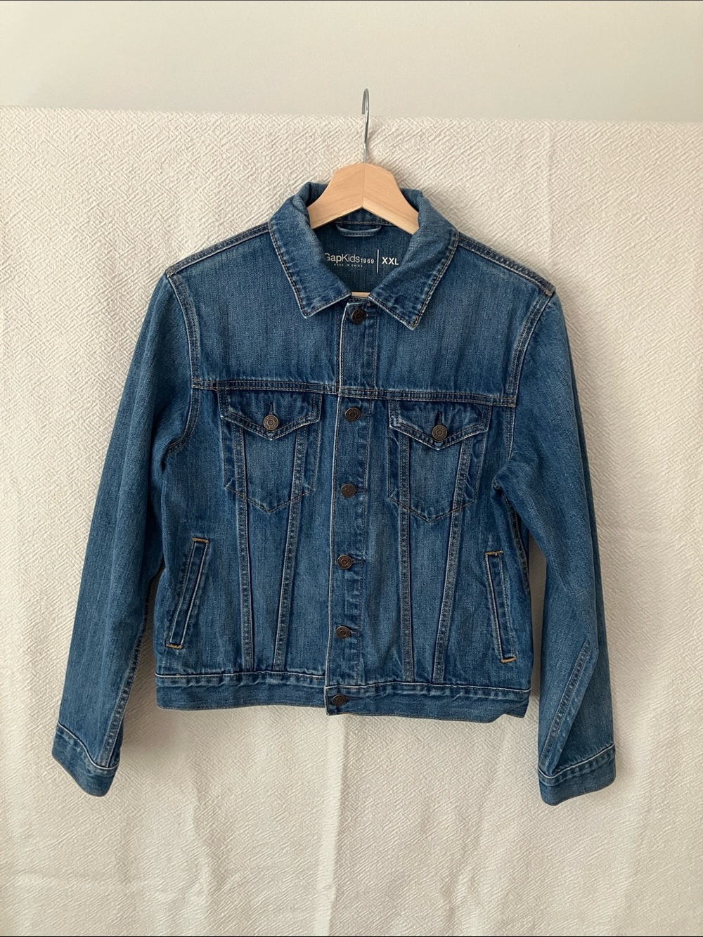 GAP Kids XXL 100% Cotton Denim Jacket